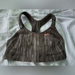 Women's Black Sports Bra Brooks Rebound Racer Size 34D